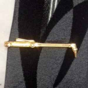 Vintage Cutting Torch Tie Bar Clip